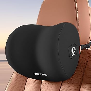 車の頭ささえるヤツ ヘッドレスト 車 クッション 後付け カー用品 車用 レザー